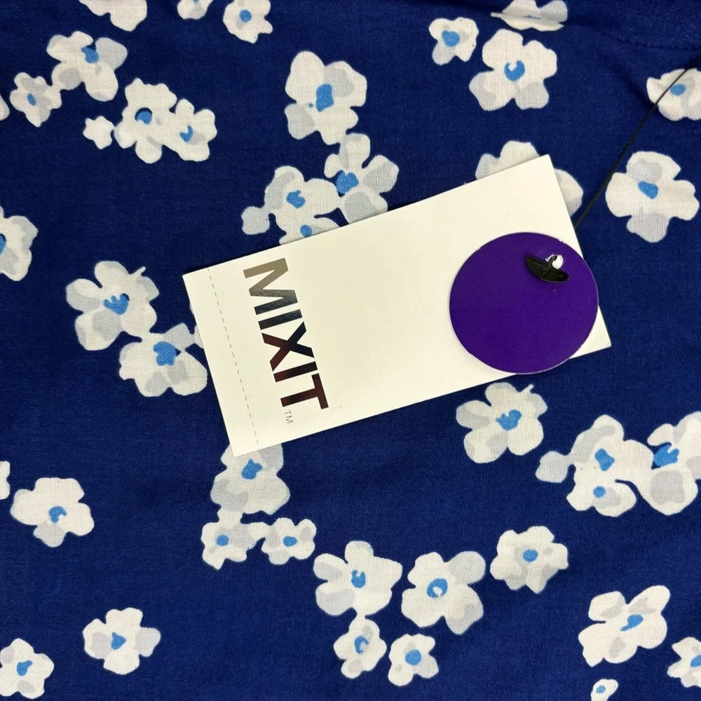 Floral skirt with ruffles, size 16